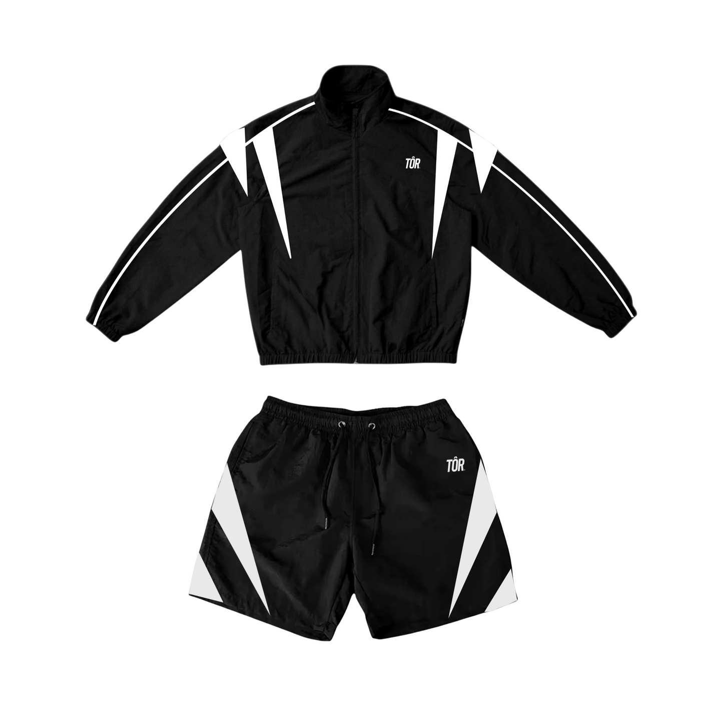 Tracksuit shorts set