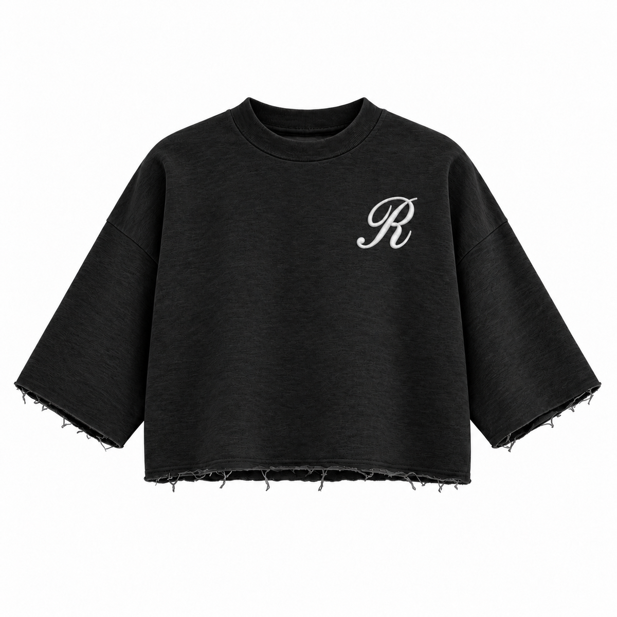 REVELATIONS DISTRESSED TEE - Black