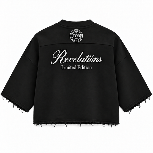 REVELATIONS DISTRESSED TEE - Black