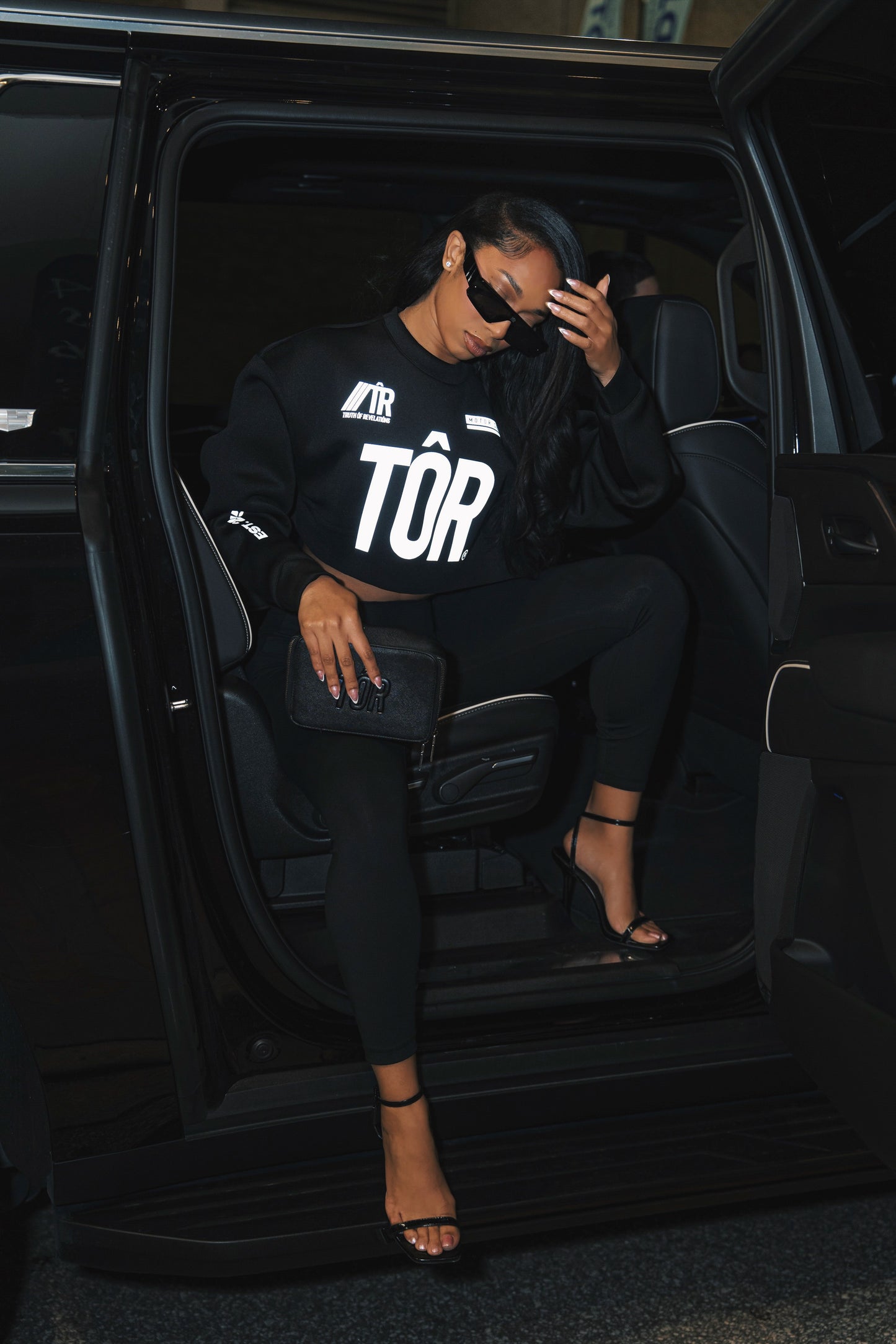 Motor Sport women’s crop Jersey (reflective)