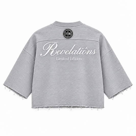 REVELATIONS DISTRESSED TEE - Grey