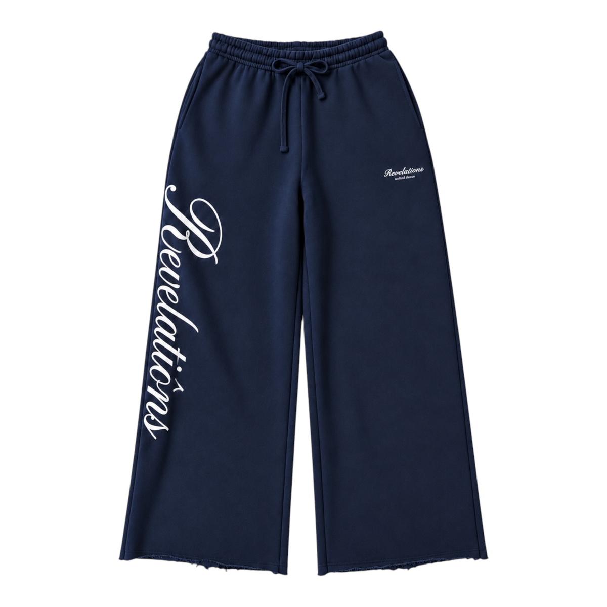 Revelatiôns wide leg sweatpants - Navy