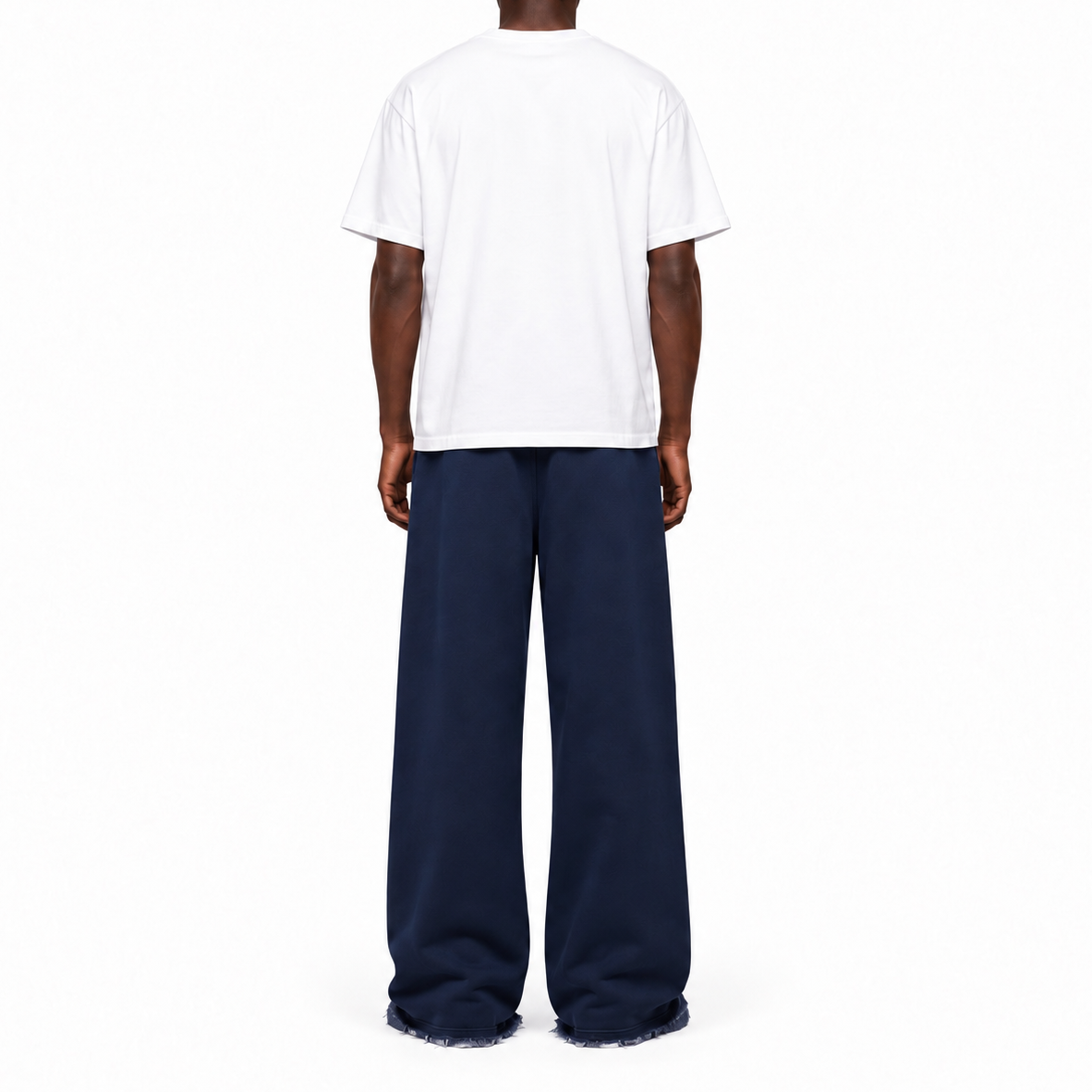 Revelatiôns wide leg sweatpants - Navy