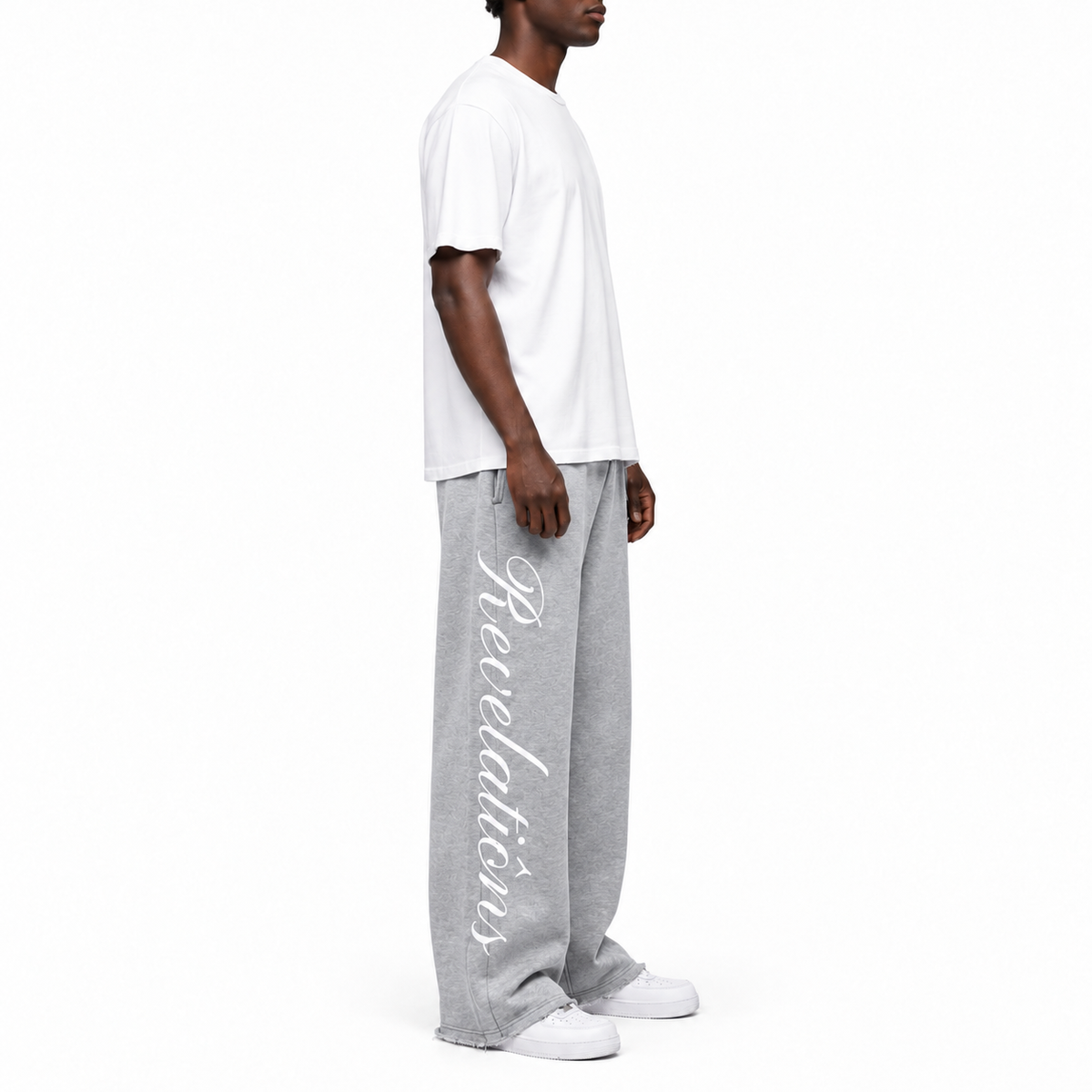 Revelatiôns wide leg sweatpants - Grey