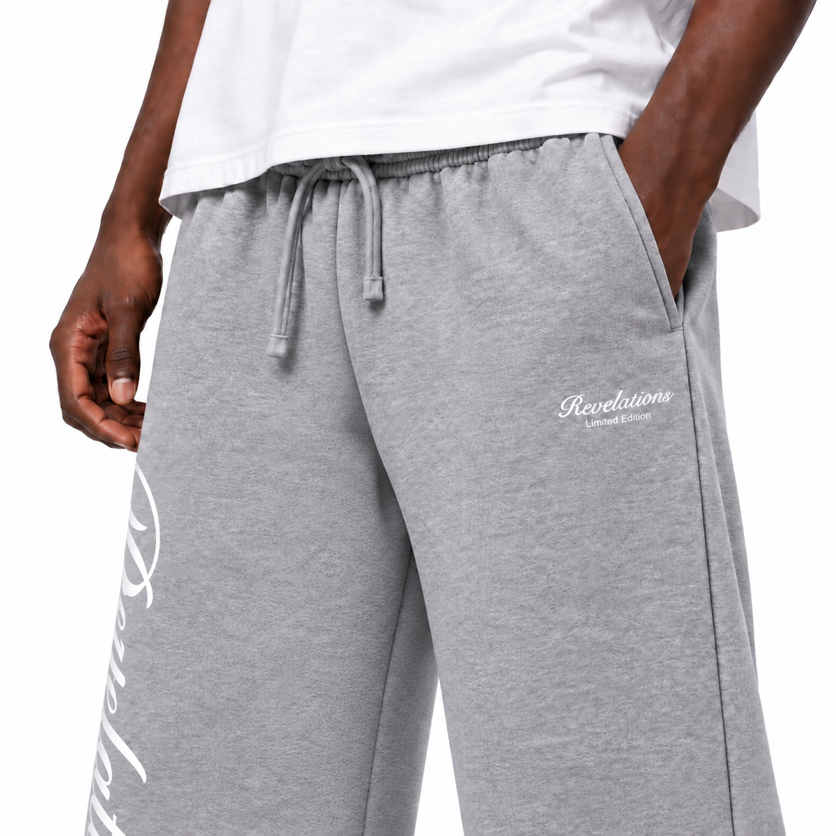 Revelatiôns wide leg sweatpants - Grey