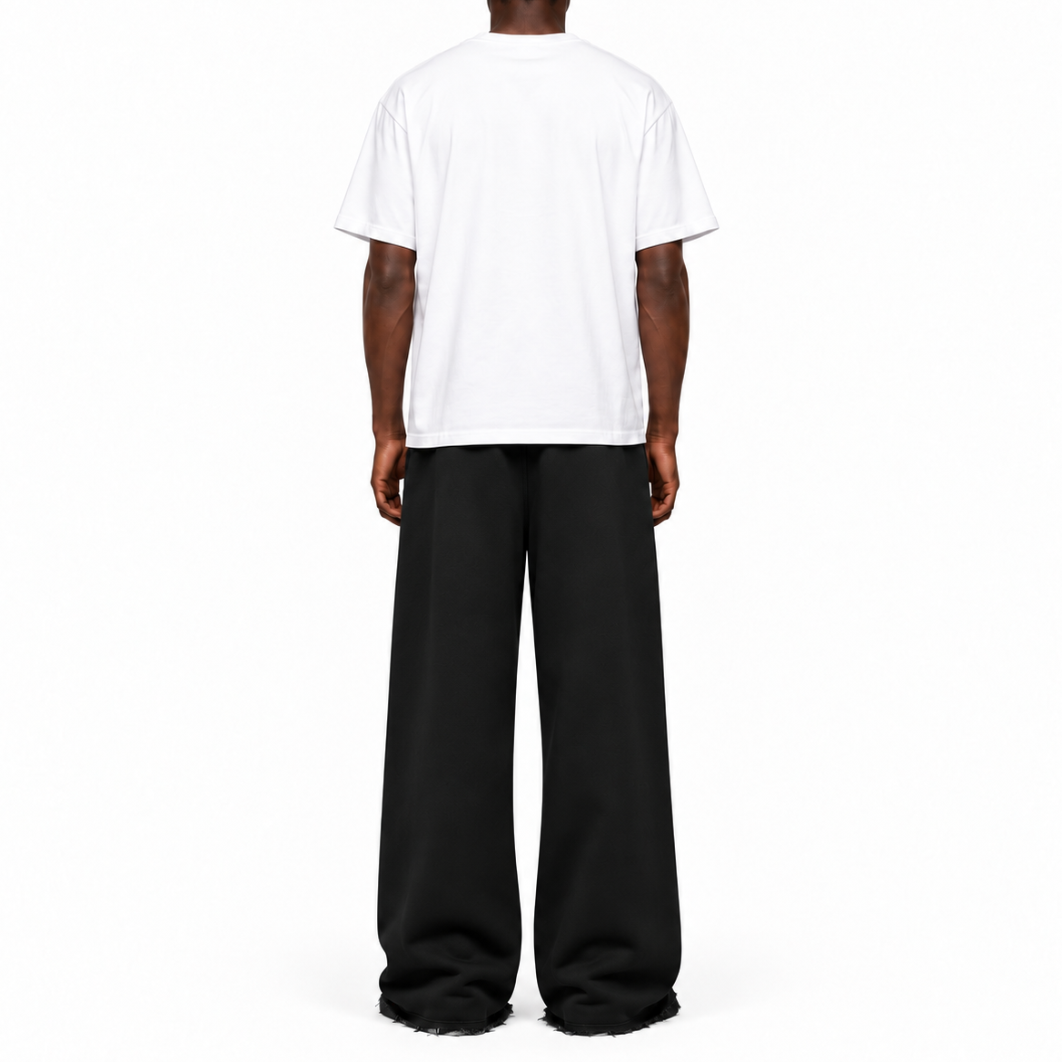 Revelatiôns wide leg sweatpants - Black