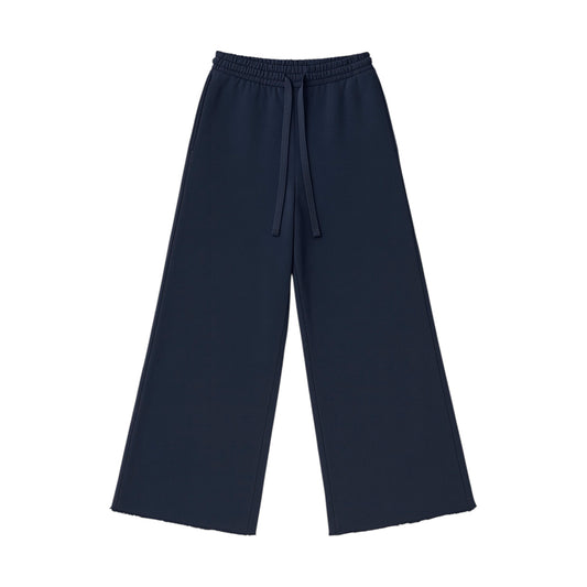 Wide leg Sweatpants - Navy