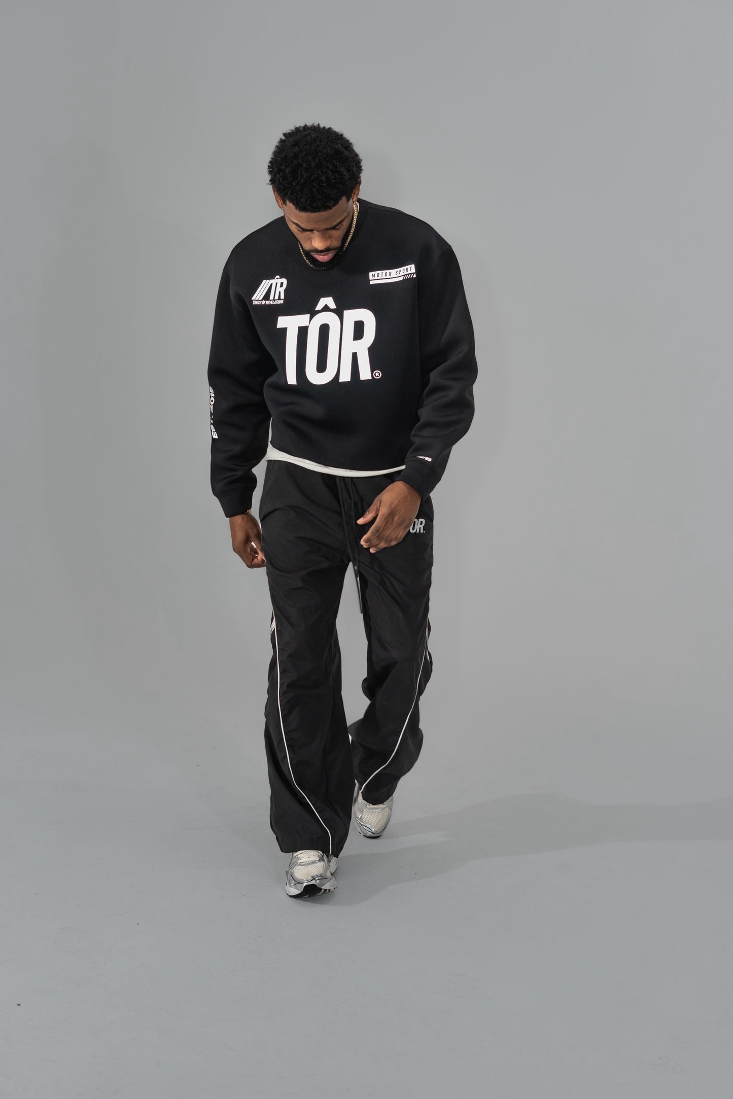 Track Pants - Black (reflective)